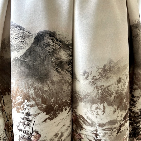 JAKIOO A-line Skirt Floral Pattern Multicolor Size S/M - Picture 4 of 15